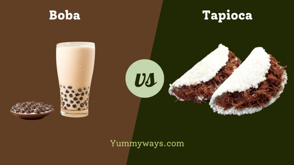 Boba vs Tapioca