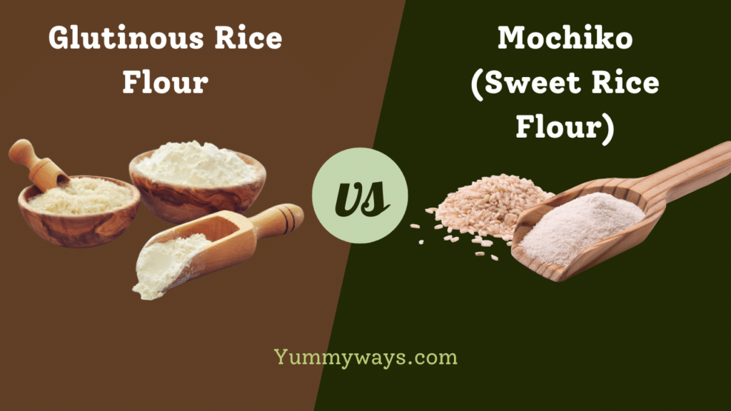 Glutinous Rice Flour vs Mochiko