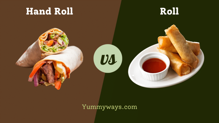 Hand Roll vs Roll