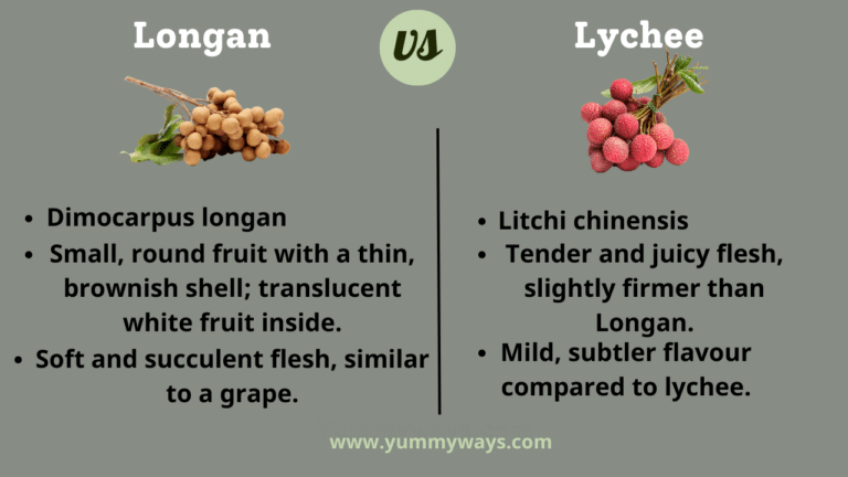Longan vs Lychee
