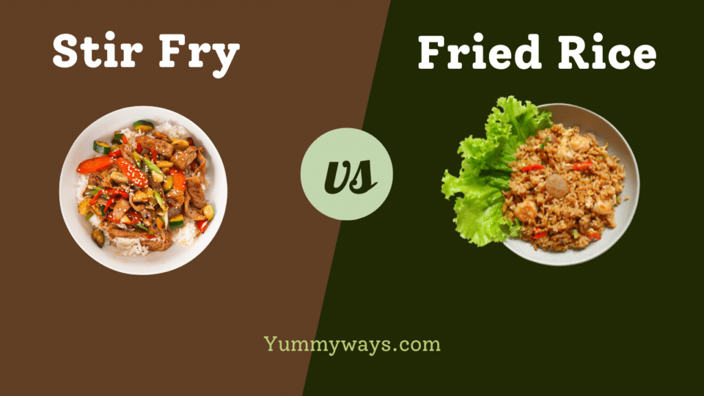 Stir Fry vs Fried Rice