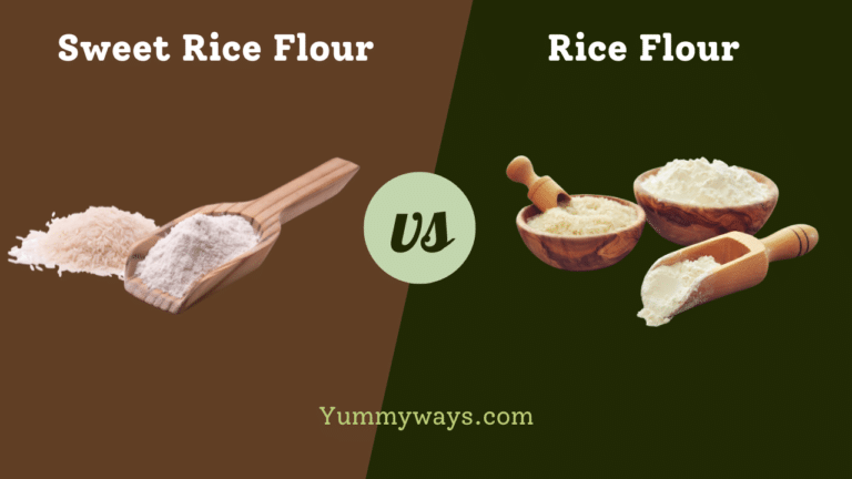 Sweet Rice Flour vs Rice Flour