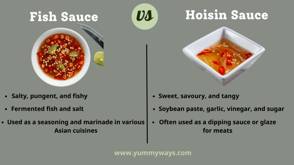 Fish Sauce vs Hoisin Sauce